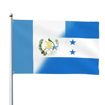 Flagnshow 100% полиэстер Флаг Дружбы Гватемалы и Гондураса