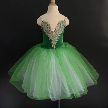Балетное платье для девочек, балетный танец для женщин, Балетное платье-пачка, юбка, слинг 