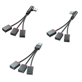 USB-разветвитель питания от 1 мужчины до 3 женщин Адаптер USB 2.0 от 1 до 3 USB-разветвитель