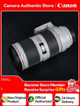 Canon EF 70-200 мм F2.8 L IS III USM Полнокадровая Зеркальная Фотокамера С Автофокусом и Большой диафрагмой Для 90D 80D 5D4 5D3 1DX 6D 7D