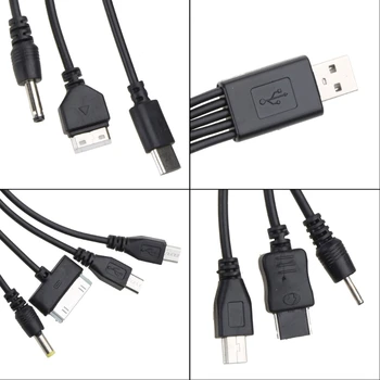USB-кабель 10 в 1 USB-кабель для смартфона 20 см/7,87 дюйма Прямая поставка