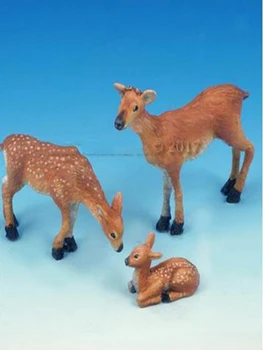 Неокрашенный комплект 1/35 животных, фигурка оленя и палевого, историческая фигурка из смолы, миниатюрный гаражный комплект