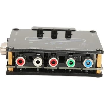 1 Комплект черных конвертеров RGBS VGA SCART в YPBPR для транскодирования видеосигнала Конвертер видео разницы в цвете