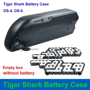 Чехол для Аккумулятора Tiger Shark DS-4 DS-6 Пустая Коробка 10S4P 13S5P Никелевая Полоса 10S 13S 30A BMS DS4 DS6 Для Самодельного Аккумулятора Tiger-Shark EBike