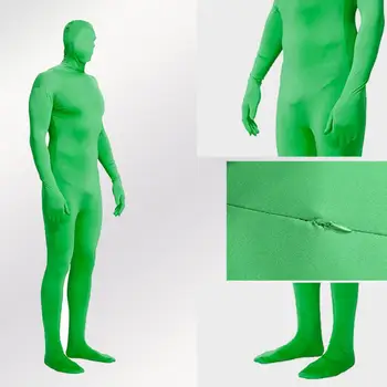 Уникальный однотонный эффект невидимости, многоразовый эластичный костюм для фотосъемки с зеленым экраном, костюм для фотосъемки с зеленым экраном